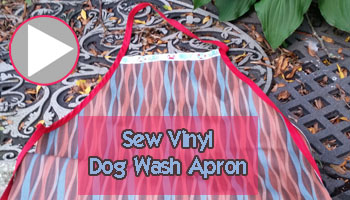 Sew Dog Wash Grooming Apron DIY
